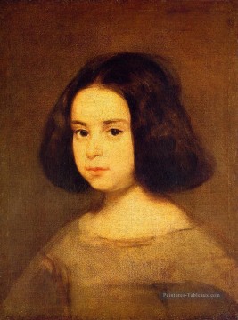 portrait Tableau Peinture - Portrait d’une petite fille Diego Velázquez
